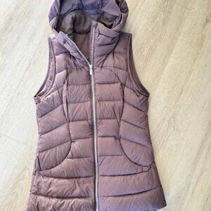 Lululemon Pack It Down Vest - Mauve Stone Size 6 (Used)